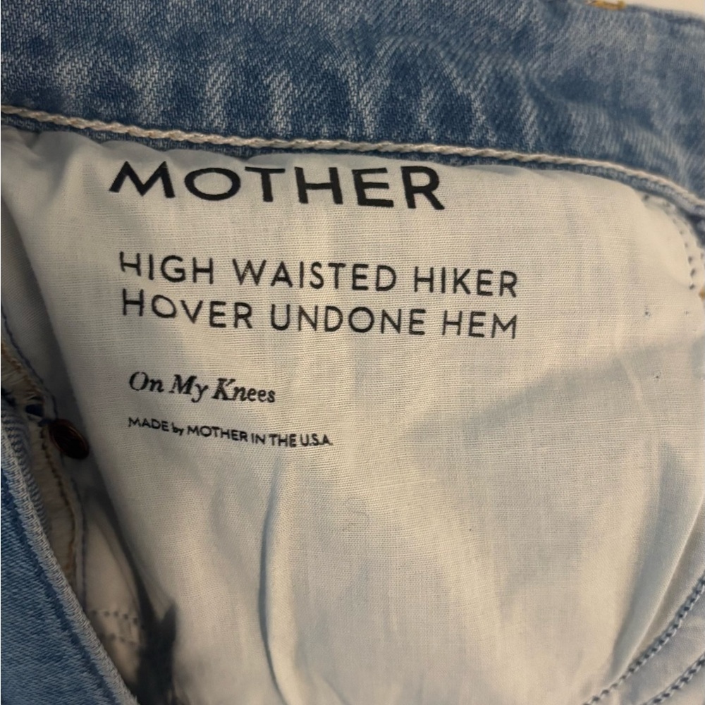 MOTHER high-wasted hiker hover undone hem jeans - Picture 2 of 4